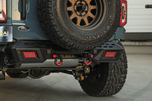 Attica 4x4 2021-2024 Ford Bronco Terra Series Rear Bumper OffRoadUSA.com