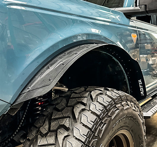 Attica 4x4 2021-2024 Ford Bronco Terra Series Front Fender Flares OffRoadUSA.com