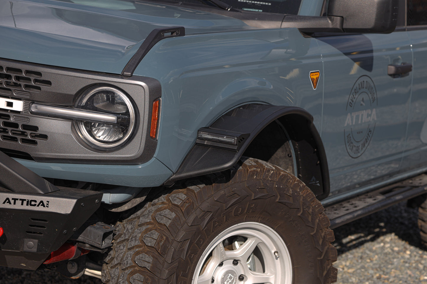 Attica 4x4 2021-2024 Ford Bronco Frontier Series Front Fender Flares