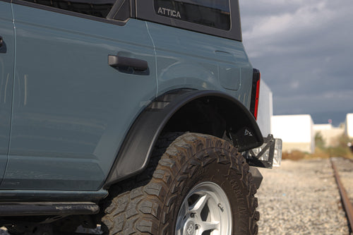 Attica 4x4 2021-2024 Ford Bronco Frontier Series Rear Fender Flares OffRoadUSA.com