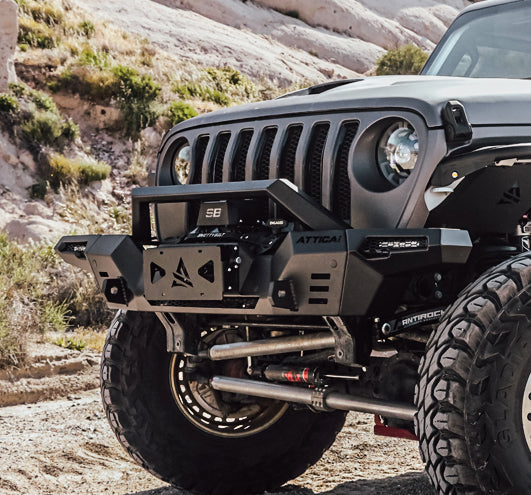 Attica 4x4 2018-2024 Jeep Wrangler JL Frontier Series Front Bumper OffRoadUSA.com