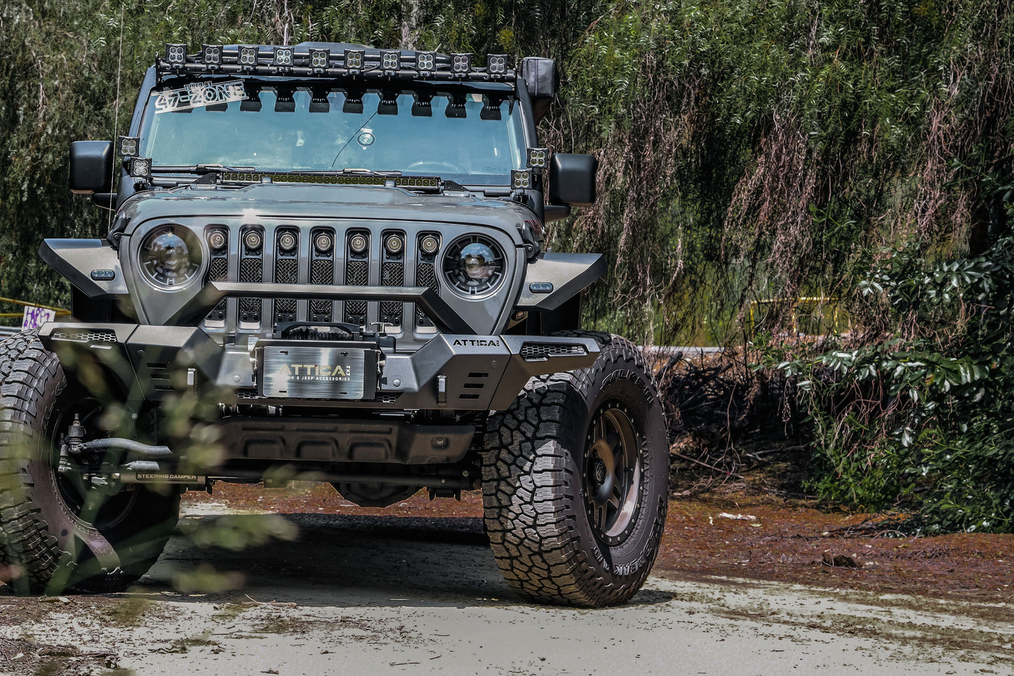 Attica 4x4 2019-2023 Jeep Gladiator JT Frontier Series Front Bumper