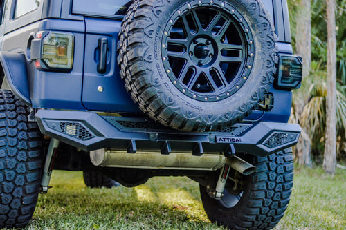 Attica 4x4 2018-2024 Jeep Wrangler JL Terra Series Rear Bumper OffRoadUSA.com