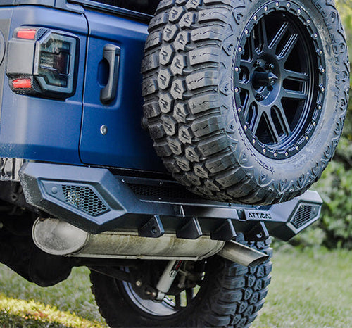 Attica 4x4 2018-2024 Jeep Wrangler JL Terra Series Rear Bumper OffRoadUSA.com