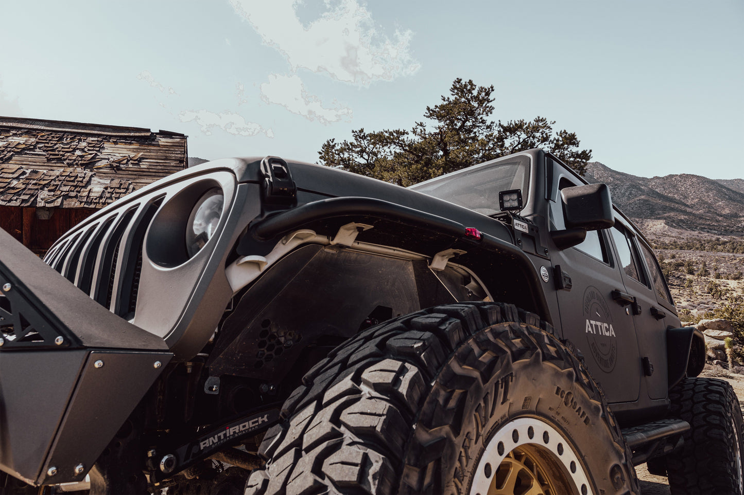 Attica 4x4 2018-2024 Jeep Wrangler JL Terra Series Inner Fenders Aluminum