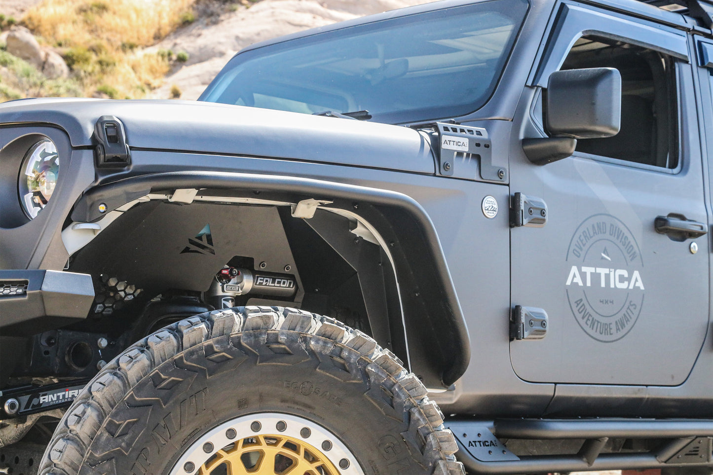Attica 4x4 2018-2024 Jeep Wrangler JL Terra Series Inner Fenders