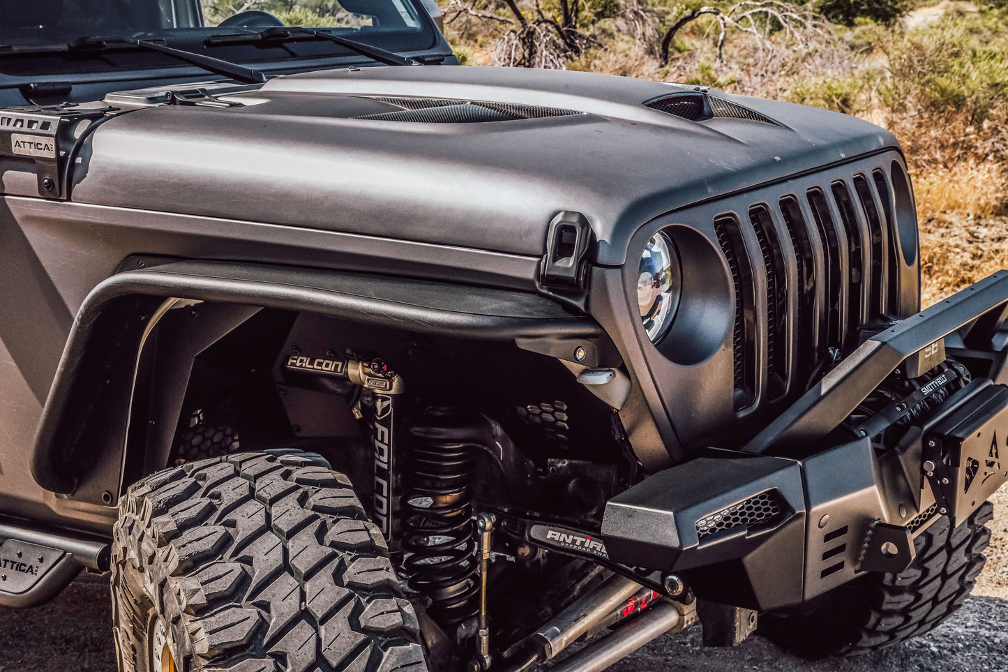 Attica 4x4 2018-2024 Jeep Wrangler JL Terra Series Front Fender Flares