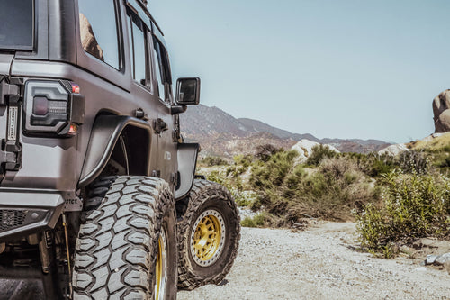 Attica 4x4 2018-2024 Jeep Wrangler JL Terra Series Rear Fender Flares OffRoadUSA.com