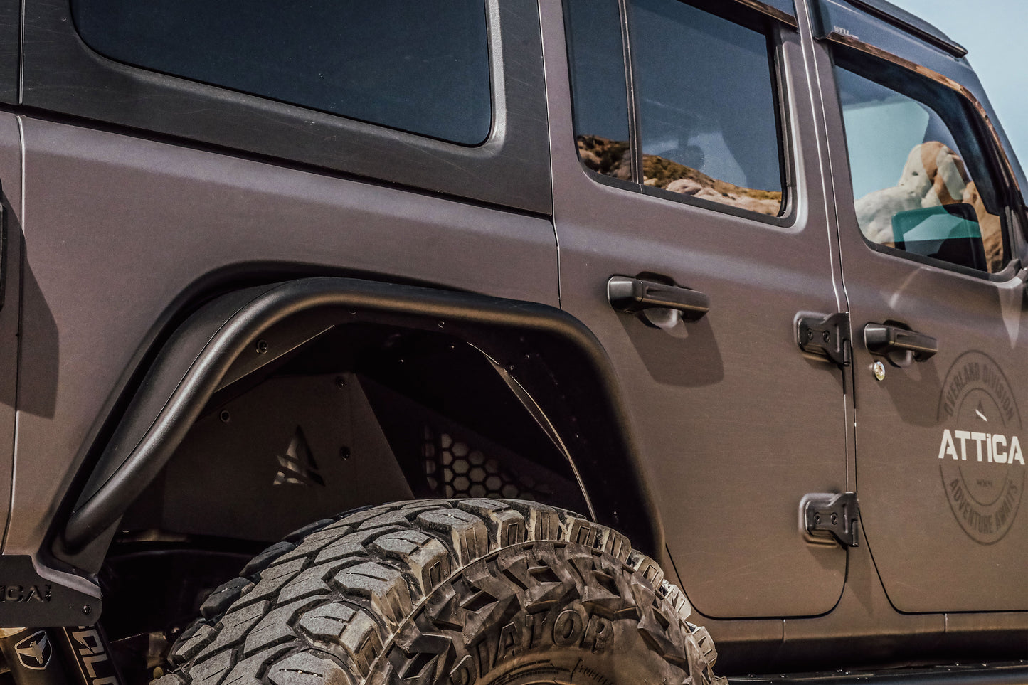 Attica 4x4 2018-2024 Jeep Wrangler JL Terra Series Rear Fender Flares