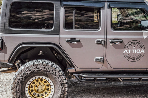 Attica 4x4 2018-2024 Jeep Wrangler JL Terra Series Rear Fender Flares OffRoadUSA.com