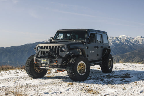 Attica 4x4 2018-2024 Jeep Wrangler JL Terra Series Side Steps OffRoadUSA.com