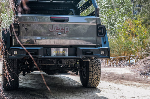 Attica 4x4 2019-2024 Jeep Gladiator JT Frontier Series Rear Bumper OffRoadUSA.com
