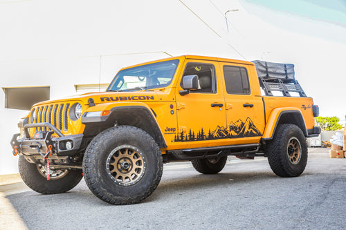 Attica 4x4 2019-2024 Jeep Gladiator JT Terra Series Side Steps OffRoadUSA.com