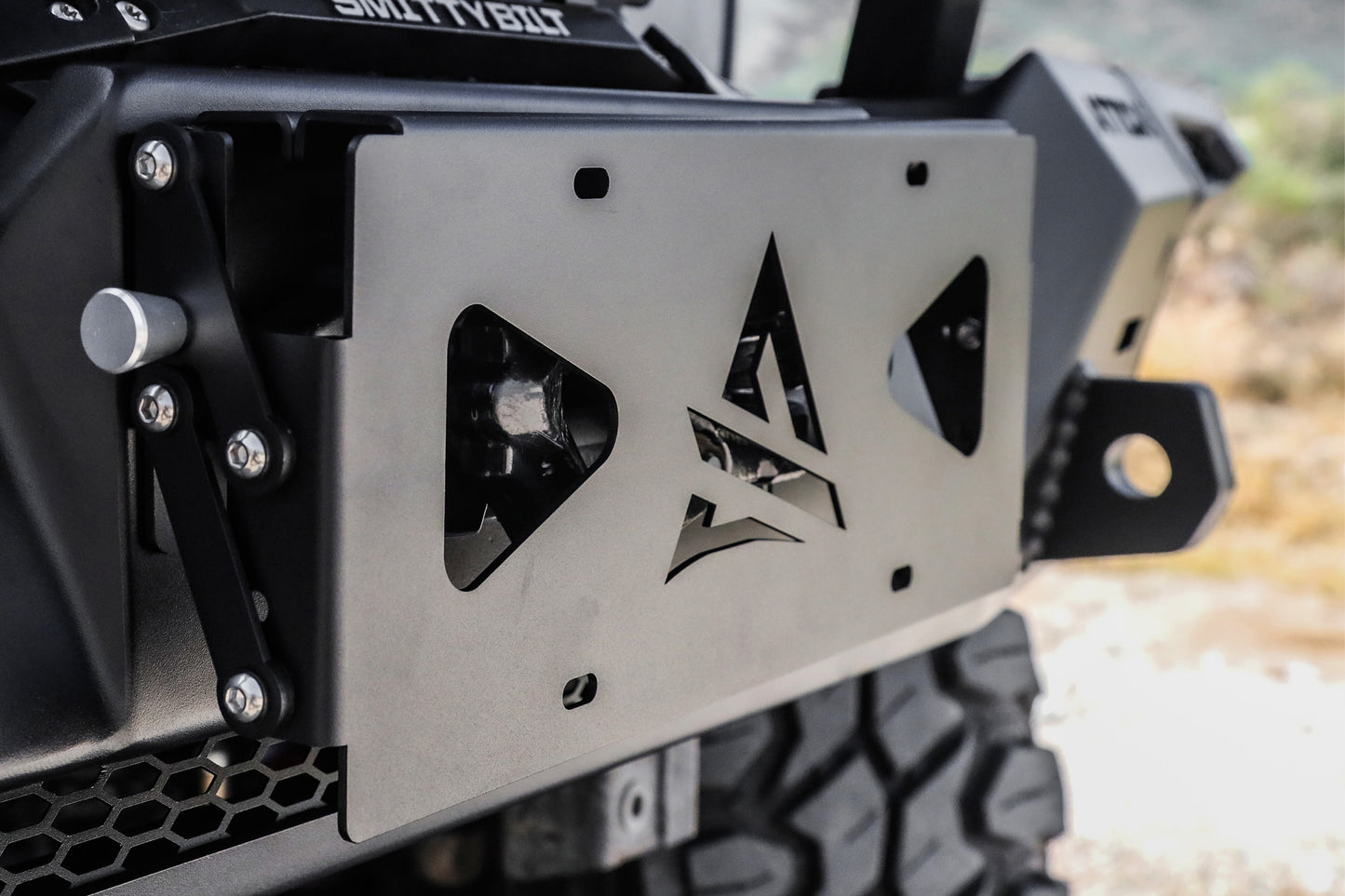 Attica 4x4 Universal Terra Series License Plate Mount Bracket