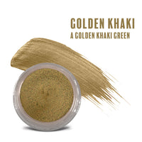 Golden Khaki Any Wear Creme - A Waterproof Multi-tasking creme to powder product for eyes, cheeks & lips. Can be worn anywhere Mommy Makeup
