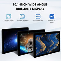 A10L 10 Inch Tablet Android 14 12GB RAM 64GB ROM 1TB Expand WiFi6 Face Unlock HD IPS Screen Keyboard Mouse Stylus With Pick Bag