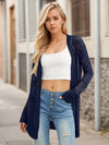 Women's Cardigan Sweater Lightweight Crochet Long Sleeve Loose Soft Drape Front Cardigan Bohemian Beach Cover-up