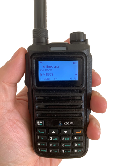 KD1MU DM-4R Dual Band Dual Mode DMR Radio