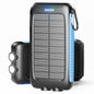 49000mAh Solar Power Bank Portable Charger with Dual USB, Fast Charging, Waterproof, LED for Outdoor Camping Phones Tablets