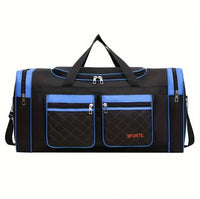 Large Capacity Handbag, Men's Luggage Bag, Multiple Pocket Travel Bag, Clothes Storage Bag