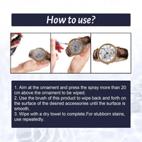 Strong Effect Jewelry Polish Cleaning Spray Anti-Tarnish Clean for Diamond Silver Gold Watch Magic Incredible Jewelry Cleaner