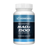 NAD + Resveratrol - Anti-aging, Helps Boost Energy, Promotes Cell and Skin Health - 120 Capsules