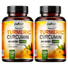 Turmeric Curcumin - 95% Curcumin & Bioperine - Highly Absorbable Turmeric Supplement, Joint & Digestion Health - 120 Capsules
