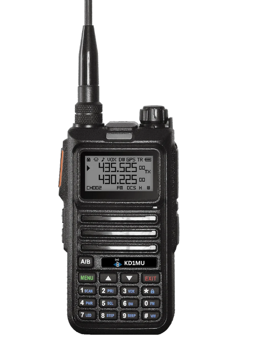 KD1MU DM-4R Dual Band Dual Mode DMR Radio