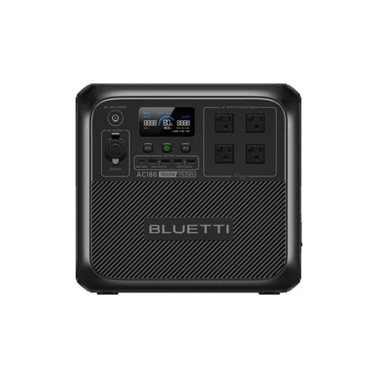 【US PLUG】BLUETTI AC180 Solar Portable Power Station | 1,800W 1,152Wh,  Solar Generator for Camping, Off-grid, Power Outage