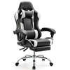 JHK Ergonomic Racing Gaming Chair Adjustable Swivel PU Leather with Headrest and Lumbar Support For Office Computer Living Room