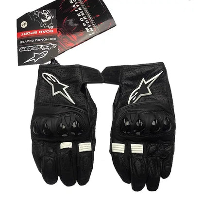 ALPINESTARS AStars Summer Motorcycle Riding Leather Gloves Impact-Resistant Men's Essential Gear for Riders CELER V2