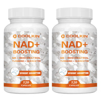 NAD + Boosting - with Trans-resveratrol, Quercetin - Enhance Cell Vitality and Help Cell Repair, Anti-aging - 120 Capsules