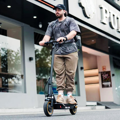 HEZZO G30 36v 500w Electric Scooter Moped 21MPH 37.5 Miles 10 Inch 15Ah Foldable Mobility Escooter Front Suspension US Warehouse