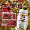 Blood Sugar Blend Capsules - Maintains Healthy Blood Sugar Levels and Supports Heart and Cardiovascular Health - 120 Capsules