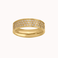 Alexandra Pavé Row Ring Caris Jewelry