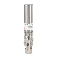 1/4 Turn PEX-A Cold Expansion Stop Angle Valve, 1/2" PEX Expansion x 3/8" OD With Stainless Steel Water Hammer Arrestor, Chrome Plated Brass Plumbingsell