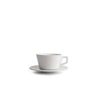 6oz Cappuccino Cup & Saucer - White Created Co.