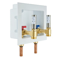 3/4" Swivel FHT x 3/4" MHT Water Hammer Arrestor Tee for Washing Machine, Stainless Steel Plumbingsell