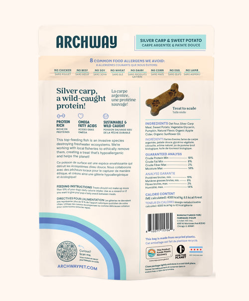 Silver Carp and Sweet Potato Arch Pet Food