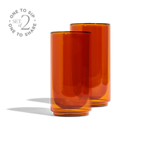Cove 16oz Glass Pint - Set of 2 - Amber Created Co.