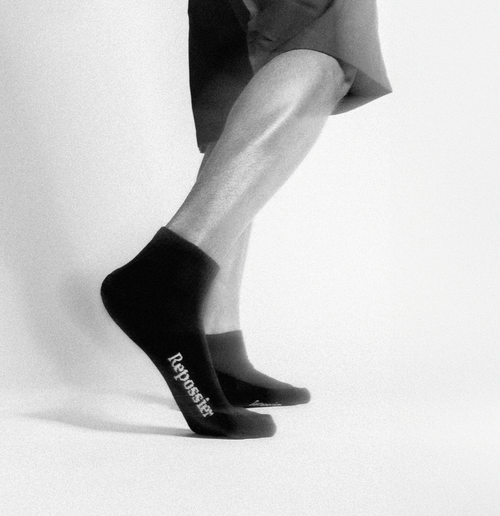 Black Half Crew Socks 4-pack Repossier