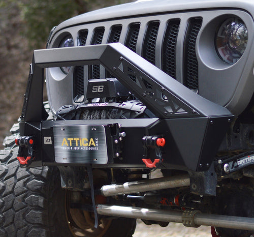 Attica 4x4 2018-2024 Jeep Wrangler JL Terra Series Front Bumper OffRoadUSA.com