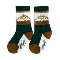Green Boot socks “Wild” Merino Wool Keep the Littles Wild