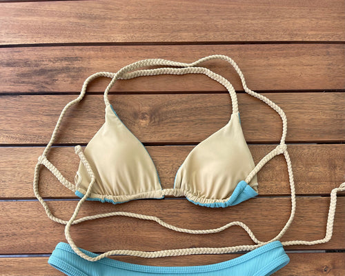 Manō Wear Manō Wear Hilikini top -Nalu ribbed