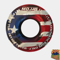American Flag Snatch ring (diameter 3.8'') MOJAB OFFROAD