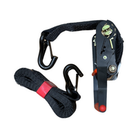 2" x 10' Ratchet Tie-Down (Closed hook) and 2'' x 39'' Axle Tie-Down Set (Pack of 4) (Lifetime Warranty) MOJAB OFFROAD