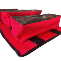 Large Canvas Tool organizer bag with 5 removeable pouches MOJAB OFFROAD