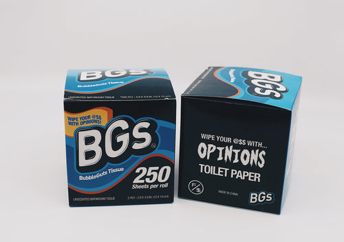 Fly Supply Co Fly Supply Co BG's: Opinions Toilet Paper