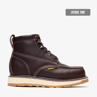 FRONTIER DUAL 6" MOC TOE (STEEL TOE) Bonanza Boots