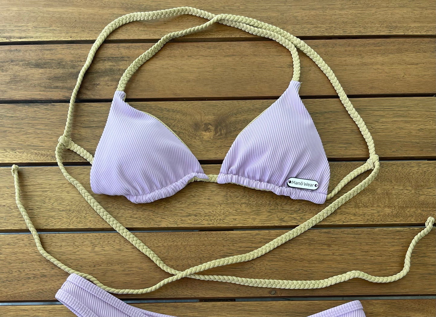 Manō Wear Manō Wear Hilikini top -Nalu ribbed